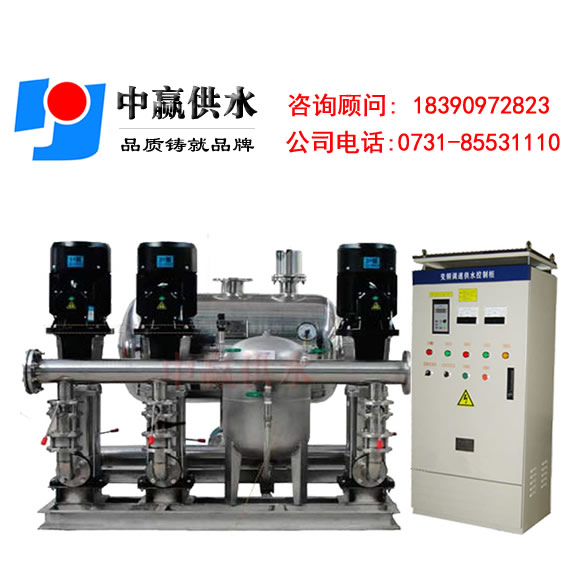 4kw两用一备无负压供水设备